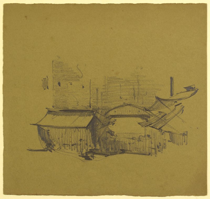 1934 ca. - Piazza Mercato (studio delle tende)